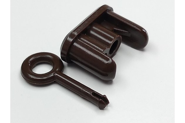 Koncovka spodního profilu Ksystem - tmavě hnědá