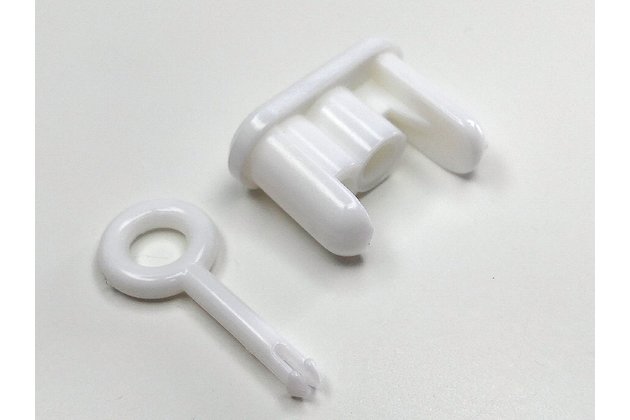 Koncovka spodního profilu Ksystem - bílá