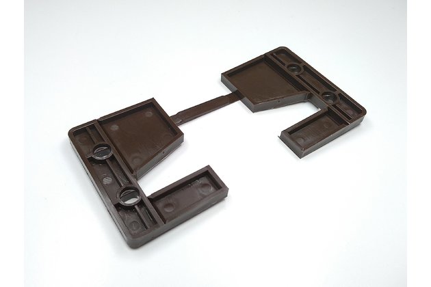 Sada - distanční podložka (5 párů) tmavě hnědá