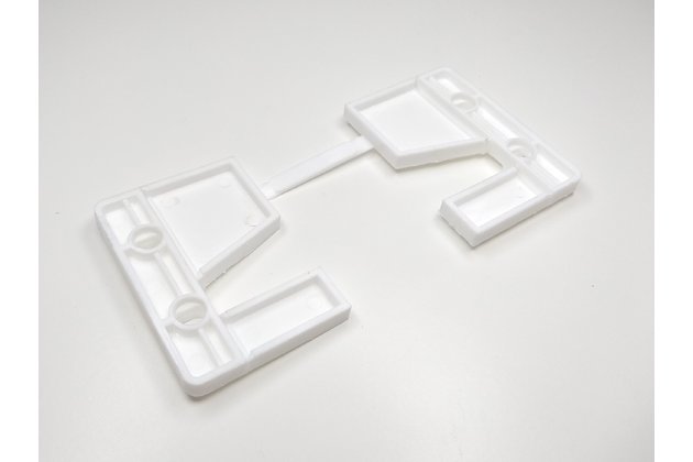 Sada - distanční podložka (5 párů) bílá