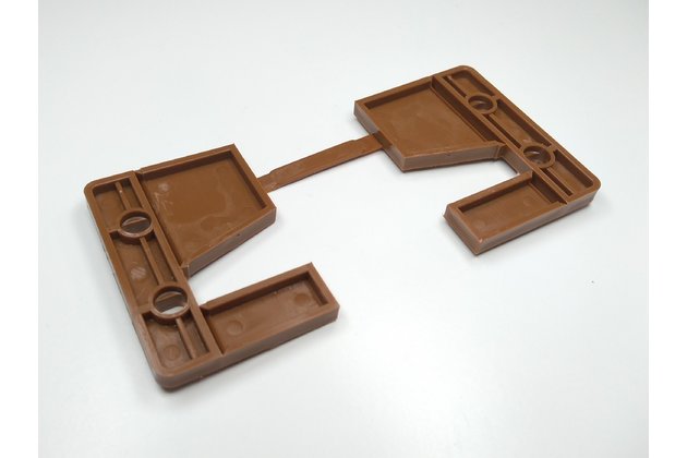 Sada - distanční podložka (5 párů) RAL 8003