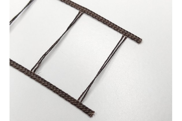 Žebříček pro celostínící žaluzie - hnědá