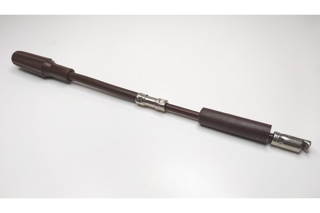 Hnědá ovládací tyč kovová Hnědá ovládací tyč kovová