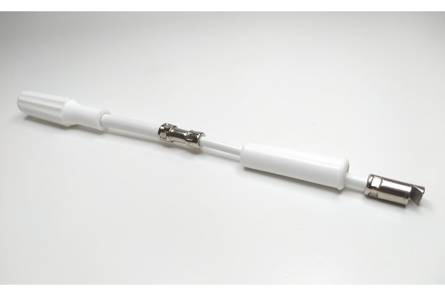 Bílá ovládací tyč kovová Bílá ovládací tyč kovová