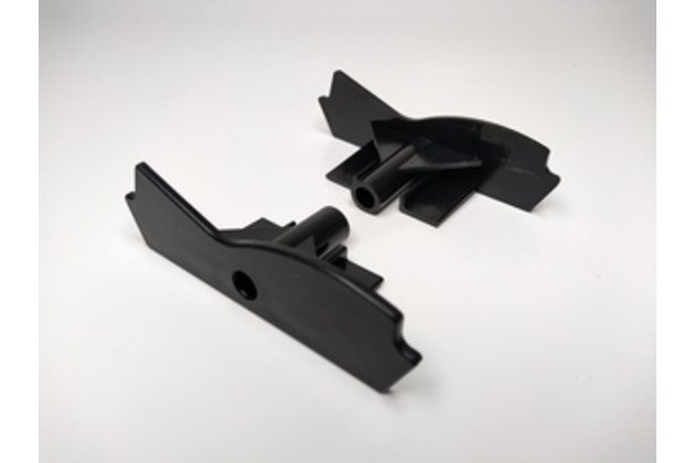 Koncovka spodního profilu pro venkovní žaluzie S-75 černá