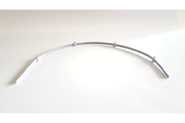 Textilní nosič pro venkovní žaluzie Hagofix barva šedá