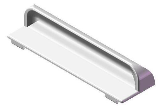 Plastové madlo pro dveřní síť Nobarrier (ks)